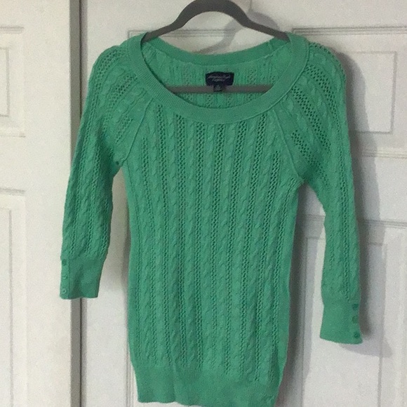 American Eagle 3/4 sleeve sweater - Picture 4 of 4